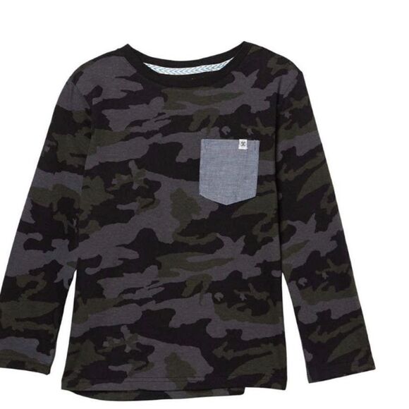 Wrap camo print long sleeve packet T-shirt - Picture 2 of 8